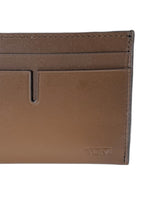 Load image into Gallery viewer, Tumi Nassau SLG Men's Slim Card Case Brown Leather Wallet MSRP $125
