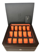 Load image into Gallery viewer, Wolf 458506 Windsor 15 Piece Watch Box in Brown &amp; Orange MSRP $405
