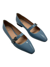 Load image into Gallery viewer, Bally Elis 6303406 Women&#39;s Poolside Calf Patent Leather Flat Size 7 MSRP $990
