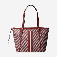 Load image into Gallery viewer, Bally Samirah Ladies 6232740 Multired Textile Tote Bag MSRP $780
