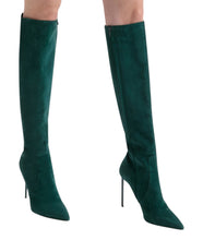 Load image into Gallery viewer, Bally Barbra 6304225 Women&#39;s Deep Emerald Knee High Leather Boots Size 8.5 MSRP $1850
