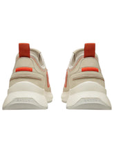 Load image into Gallery viewer, Bally Darys 6303303 Men&#39;s Dusty White &amp; Orange Suede Leather Sneakers MSRP $630
