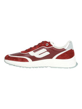 Load image into Gallery viewer, Bally Demmy 6300601 Men&#39;s Heritage Red/White/Silver Leather Sneakers MSRP $630
