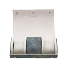 Load image into Gallery viewer, Rapport London Soho Leather Stone Washed Three-Watch Roll - D312
