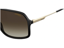 Load image into Gallery viewer, CARRERA Unisex 1019/S Black Frame Brown Gradient Lenses Aviator Sunglasses $169
