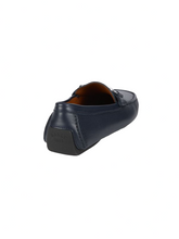 Load image into Gallery viewer, Bally Drulio Men&#39;s 6211257 Navy Leather Loafer Shoes
