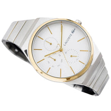 Load image into Gallery viewer, Lacoste Unisex 2001046 Stainless Steel White Multi-Dial Watch 38mm MSRP $235

