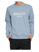 Load image into Gallery viewer, Bally 6302827 Men's 1851 Logo Poolside &amp; White Sweatshirt Size S MSRP $474
