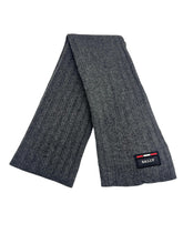 Load image into Gallery viewer, Bally 6240322 Men&#39;s Anthracite Knit Wool Scarf MSRP $215
