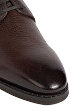 Load image into Gallery viewer, Bally Scrivani 6306756 Men's Ebano Leather Derby Shoes MSRP $1260
