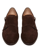 Load image into Gallery viewer, Bally Sahele 6308975 Men's Brown Suede Leather Monk Shoes MSRP $1,550
