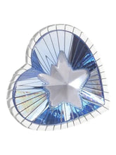 Load image into Gallery viewer, Baccarat 2812859 Etoile Mon Coeur Silver Blue Crystal Earrings MSRP$480
