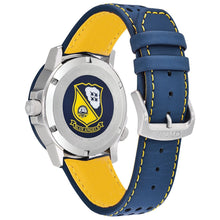 Load image into Gallery viewer, NEW Citizen Eco-Drive Nighthawk Men&#39;s Blue Dial Strap Watch BJ7007-02L MSRP $450
