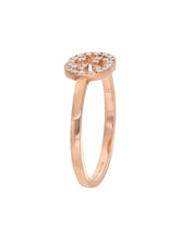Load image into Gallery viewer, Gucci Interlocking G 18K Rose Gold &amp; Diamond Ring YBC7294120010 MSRP $1,800
