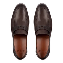 Load image into Gallery viewer, Bally Plator 6228827 Men&#39;s Prune Calf Plain Leather Loafers Size 6.5 MSRP $695
