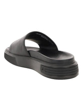 Load image into Gallery viewer, Bally Jaxons 6300152 Men&#39;s Black Bovine Grained Leather Sandals MSRP $333
