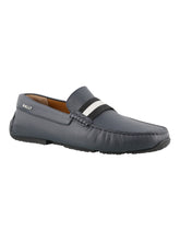 Load image into Gallery viewer, Bally Pearce 6206926 Men's Blue Navy Leather Loafers MSRP $678
