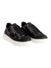 Load image into Gallery viewer, Bally Maily 6301690 Women&#39;s Black Camouflage Print Sneakers Size 9 MSRP $630
