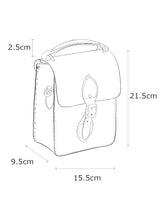 Load image into Gallery viewer, Cambridge Satchel BINNA1176MBN25701 The Binocular Blue Leather Bag MSRP $255
