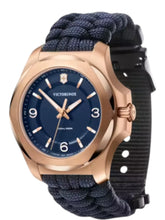 Load image into Gallery viewer, Victorinox I.N.O.X. 241955 Womens Blue Paracord Blue Dial 37 mm Watch MSRP $700
