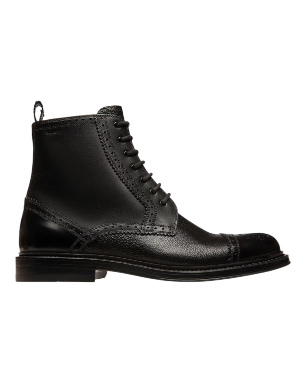 Bally Nicoldon 6301514 Men's Black Calf Plain Leather Boots MSRP $943