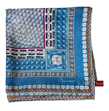 Load image into Gallery viewer, Baccarat 2809895 Ladies Louxor Twillsilk Maxi Tie Light Blue Scarf MSRP $400
