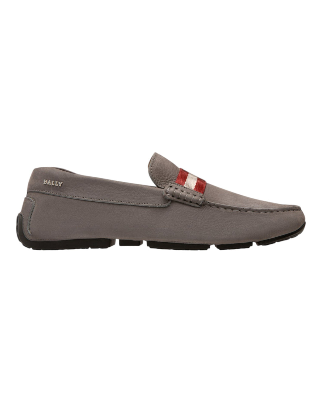 Bally Pearce 6301831 Men's Dark Mineral Suede Leather Loafers MSRP $678