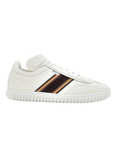 Load image into Gallery viewer, Bally Parrel 6304697 White Ribbon Leather Low-Top Sneakers MSRP $650
