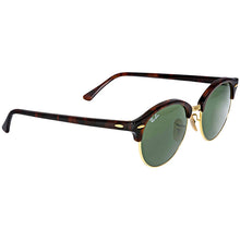 Load image into Gallery viewer, Ray-Ban RB4246 990 Clubround Classic Tortoise G-15 Green 51-19-145
