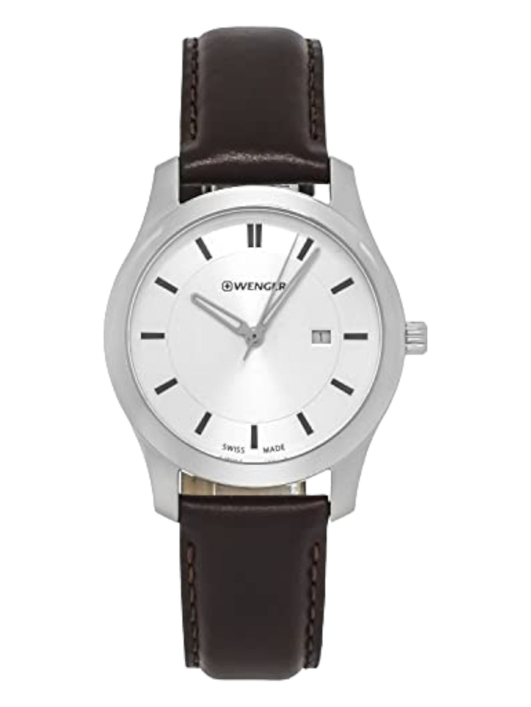 Wenger Swiss Army Women's 01.1421.119 City Classic Silver Dial Watch 34mm MSRP$99