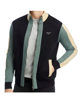 Load image into Gallery viewer, Bally 6302785 Men's Black &amp; Sage Organic Cotton Track Jacket MSRP $693

