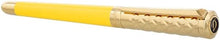 Load image into Gallery viewer, S T DUPONT DP462680 Liberté Yellow Lacquer &amp; Gold Rollerball MSRP $595 NEW
