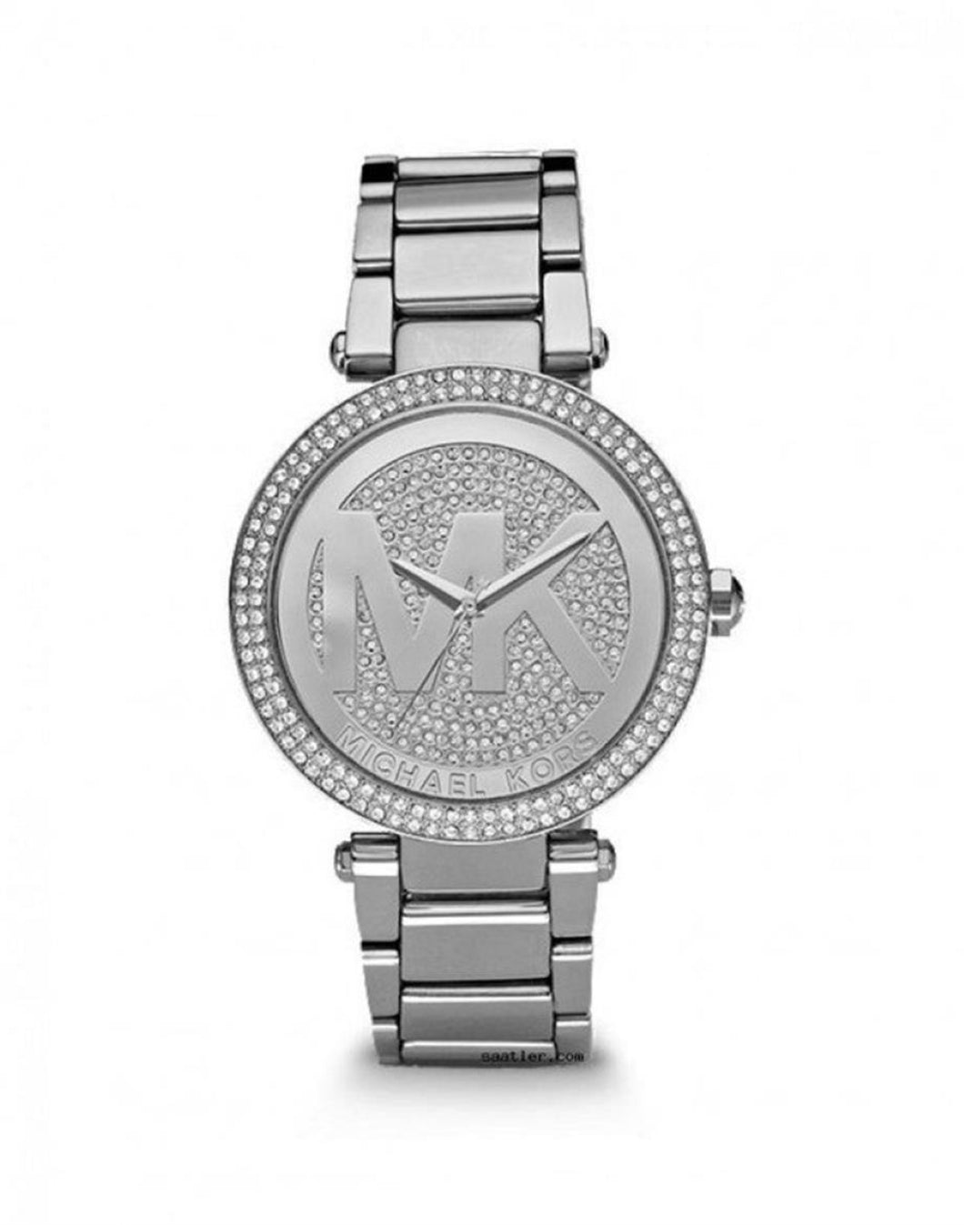 Michael Kors Parker MK5925 Women's Silver-Tone Quartz 39mm Watch MSRP $275