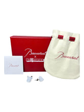 Load image into Gallery viewer, Baccarat 2814122 Be@rBrick White Lead Crystal Earrings MSRP $470
