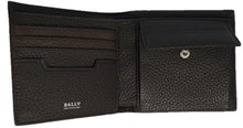 Load image into Gallery viewer, Bally Myie Men&#39;s 6211560 Chocolate Embossed Leather Wallet $175
