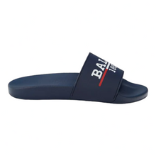 Load image into Gallery viewer, Bally Samuel Men&#39;s 6238703 Ink Rubber Pool Slide Sandals MSRP $195 NEW
