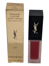 Load image into Gallery viewer, Yves Saint Laurent Tatouage Couture Velvet Cream #201 Rouge Tatouage MSRP $45
