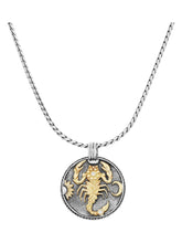 Load image into Gallery viewer, Konstantino Scorpio Carved Zodiac with Diamond and Chain MEKJ633-109 MSRP $1825
