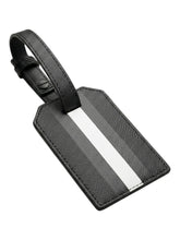 Load image into Gallery viewer, Bally 6224347 Berryt Black Luggage Tag MSRP $125
