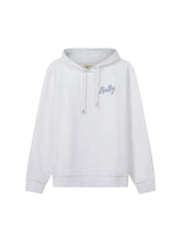 Load image into Gallery viewer, Bally 6303077 Men's Poolside Logo Drawstring Hoodie White Size M - MSRP $420
