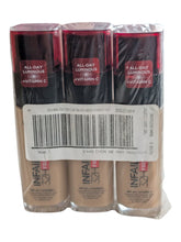 Load image into Gallery viewer, L'Oreal Infallible 32HR Fresh Wear Foundation 260 Golden Sun 1oz/30ml Pack of 3
