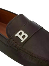 Load image into Gallery viewer, Bally Wolter.O 6301190 Men's Coffee Leather Driver MSRP $750

