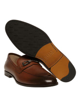 Load image into Gallery viewer, Bally Westro 6303301 Men&#39;s Cuero Calf Plain Leather Loafers Size 8.5 MSRP $ 1100
