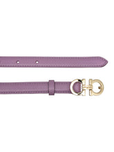 Load image into Gallery viewer, Salvatore Ferragamo Gancini Women's 23B224 Thin Voilet Belt Size 85 $430
