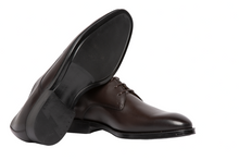 Load image into Gallery viewer, NEW A. TESTONI Men&#39;s Brown Calf Leather Derby Shoes MSG0012S MADE IN ITALY $625

