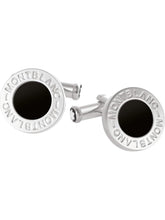 Load image into Gallery viewer, Montblanc 107463 Men's Meisterstuck Round Steel Cufflinks MSRP $475
