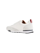 Load image into Gallery viewer, Bally Genk.O 6302319 Men's White Stripe Leather Sneaker MSRP $685
