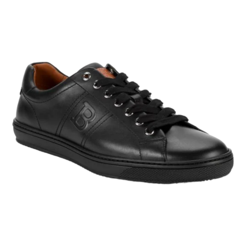 Bally Orivel Men's 6240301 Black Leather Sneaker MSRP $570 NEW