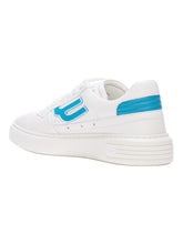 Load image into Gallery viewer, Bally Triumph 6302114 Men's White/Tide Leather Sneakers MSRP $600
