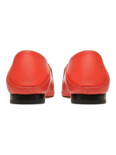 Load image into Gallery viewer, Bally Eliah 6303102 Ladies Orange River Calf Leather Loafers MSRP $790
